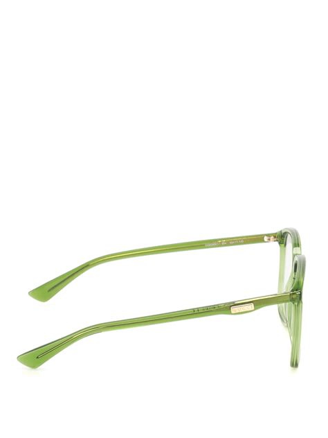 green gucci glasses|green gucci eyeglasses.